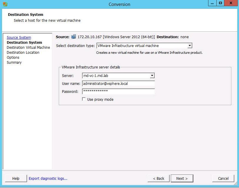 VMware Converter