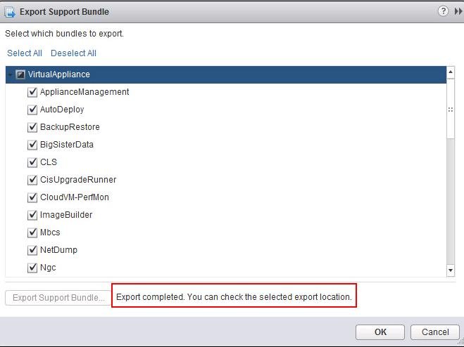 3 simple ways to generate vCenter Support bundle in vCenter Server appliance_5
