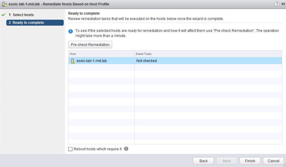 reset ESXi root Password using Host Profile