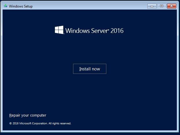 Windows Server Core 2016