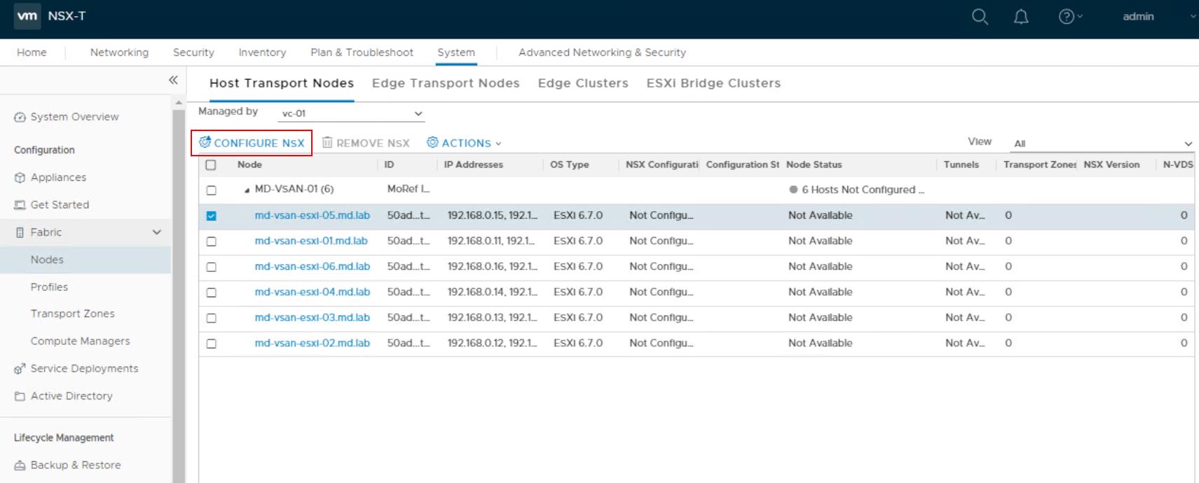 NSX-T Transport Node