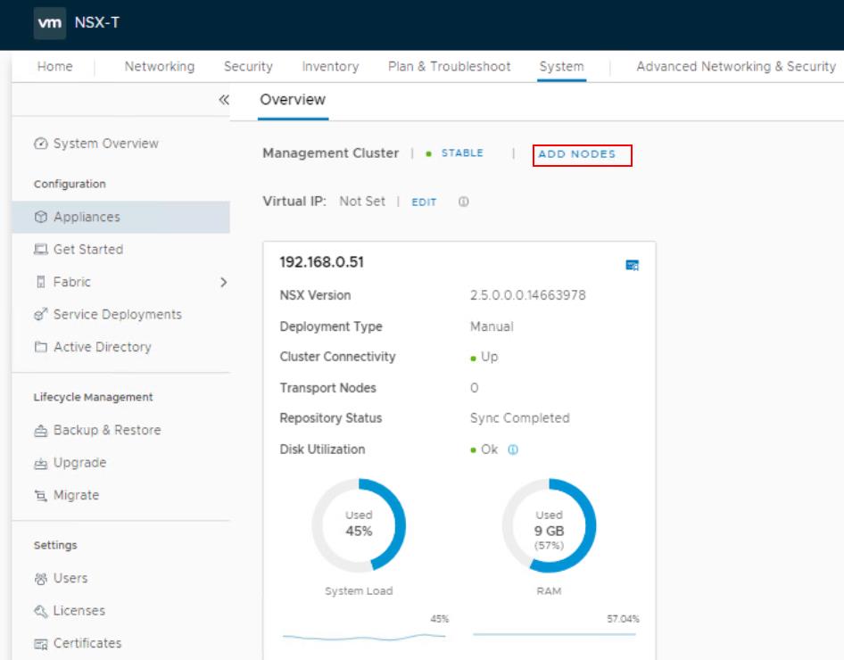 Deploy Additional Nsx T Managers From Nsx T Ui Vmware Nsx T Part 3