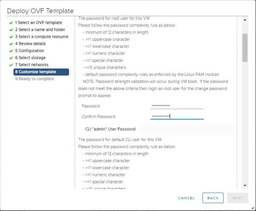 Customize the NSX-T Manager Unified appliance