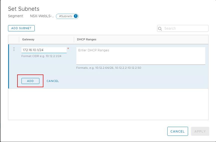 Connect NSX-T Segments with Tier-1 Gateway