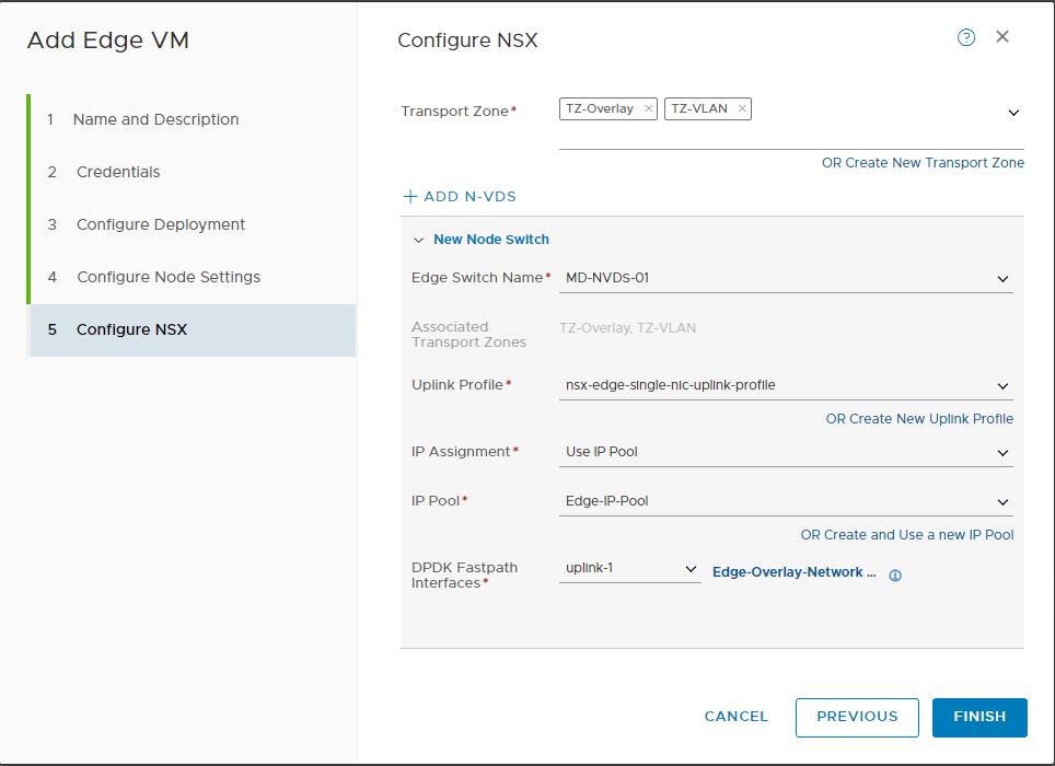 NSX-T Edge Transport Zone