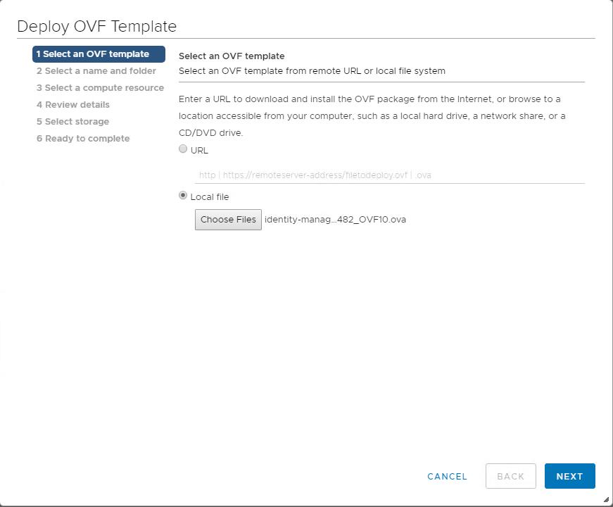 VMware Identity Manager - Deploy