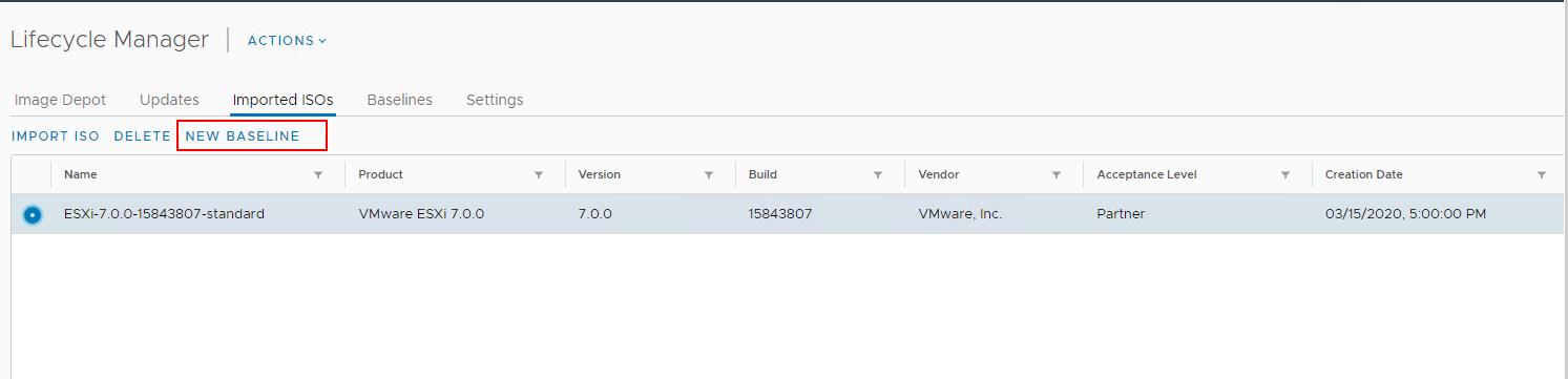 Upgrade ESXi 6.7 to ESXi 7.0