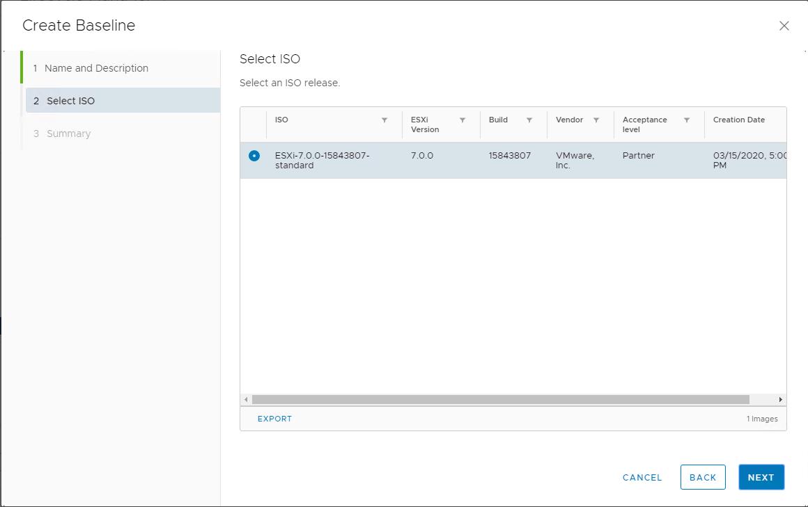 Upgrade ESXi 6.7 to ESXi 7.0