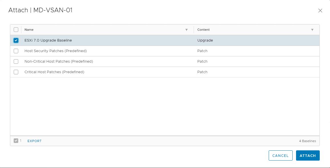 Upgrade ESXi 6.7 to ESXi 7.0