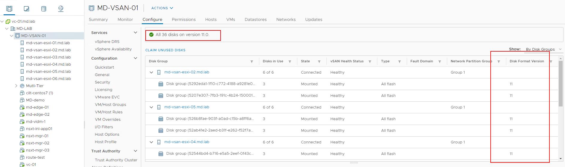 Upgrade vSAN 6.7 to vSAN 7.0