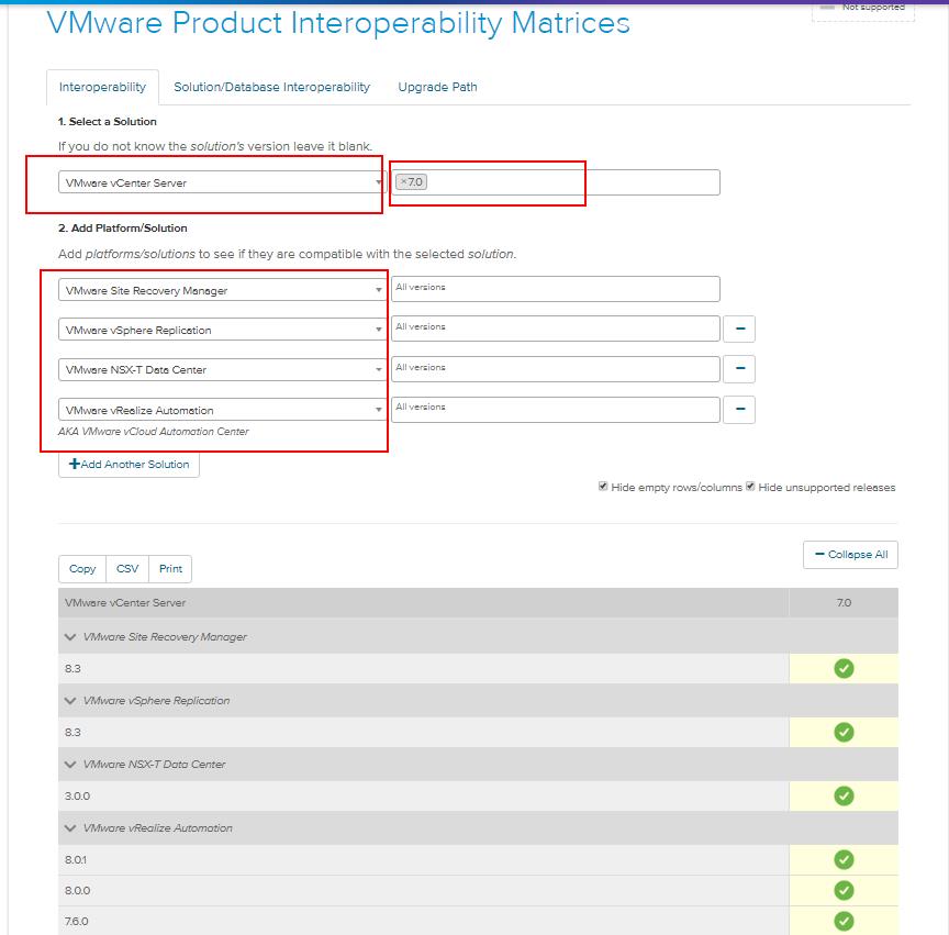 vSphere 7 Pre-Upgrade Check