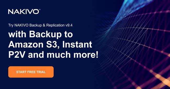 NAKIVO Backup & Replication v9.4