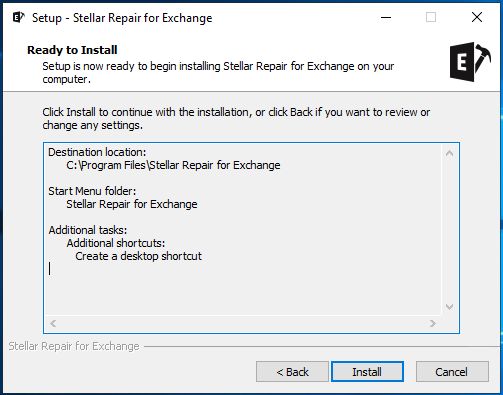 Stellar Exchange Recovery Install