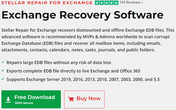 Stellar Exchange Recovery Software