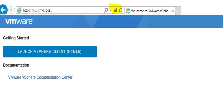 Vcenter Certificate Replacement