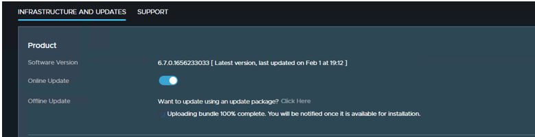 vRNI Patch upgrade - Upload Patches