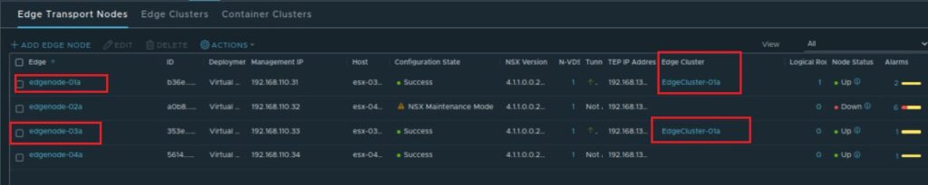 Replace Faulty NSX-T Edge Node