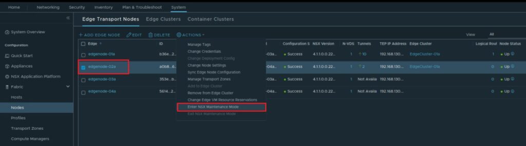 Replace Faulty NSX-T Edge Node