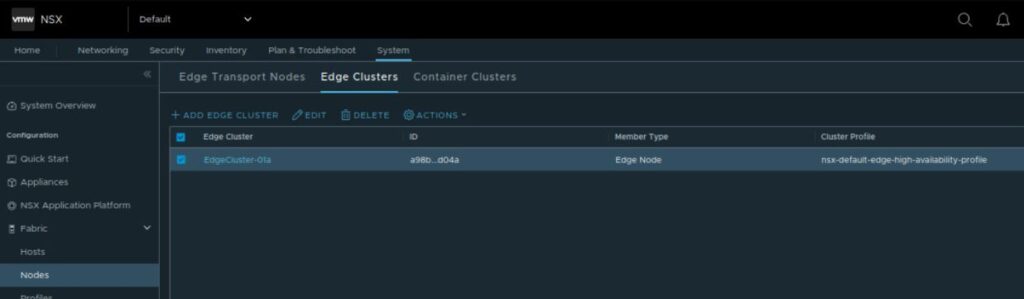 Replace Faulty NSX-T Edge Node