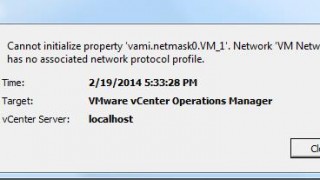 Deploying a vApp failed with the error "Cannot initialize property "