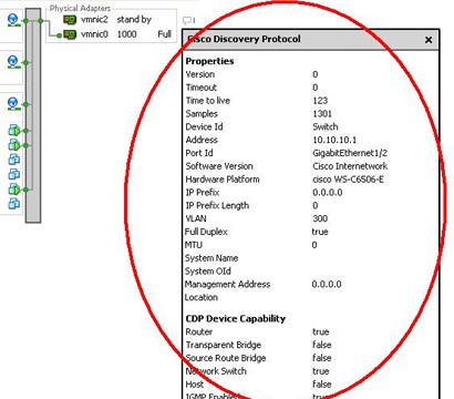 ESXi Query Network Hint: CDP information of ESXi host in Command Line