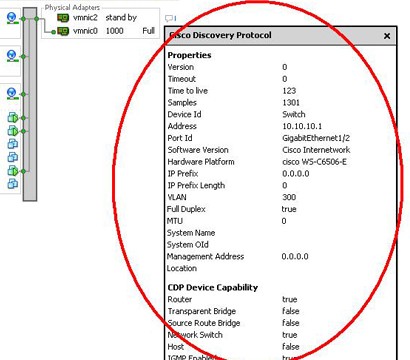 ESXi Query Network Hint: CDP information of ESXi host in Command Line