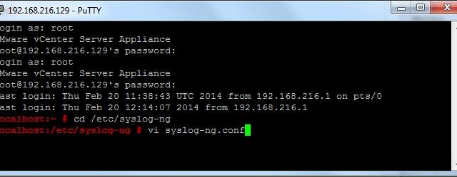 VMware vCenter Log Insight Part 3 - Send your vCenter appliance logs to Log Insight Server
