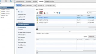 VSAN Setup in VMware Workstation Part 5 – Create VSAN Disk Groups