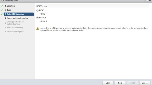 vSphere 6.0 - NFS 4.1 supported with Kerberos Authentication and Multipathing
