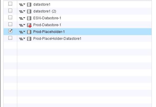 VMware Site Recovery Manager (SRM 6.0) Part 9 – Configuring SRM Placeholder Datastores