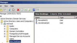 virtual desktop infrastructure Configuration -Horizon View Administrator