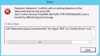 Datastore Conflict