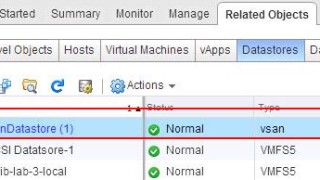 Virtual SAN Storage Providers