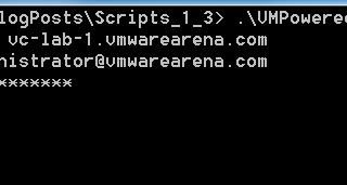 PowerCLI Script