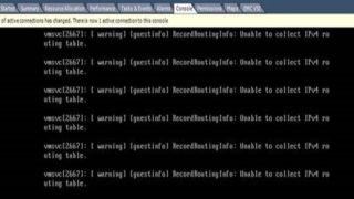 Unable to collect IPv4 routing table