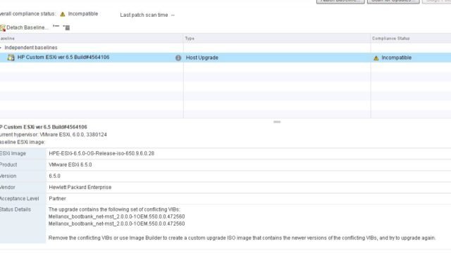 ESXI 6.5 Upgrade