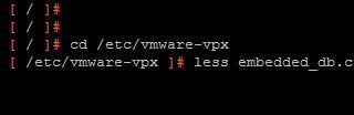 VCSA 6.5 Embedded VPostgres Database