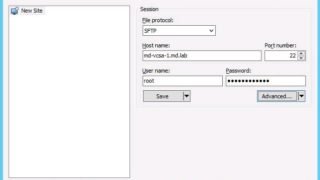 WinSCP Connection to VCSA