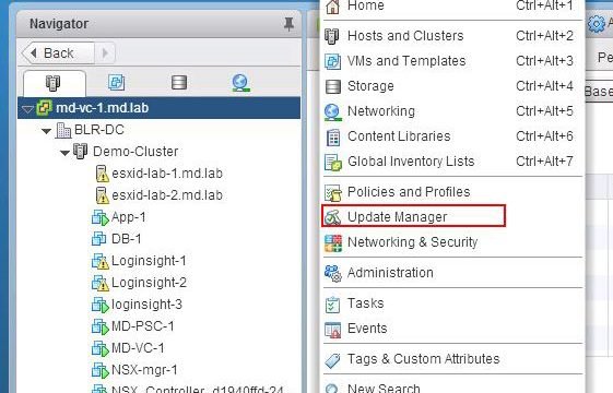 Upgrade ESXi 6.0 to ESXi 6.5 using VMware Update Manager