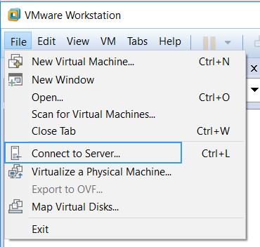 How to Manage VMWare ESXi hosts and Virtual Machines using VMware Workstation