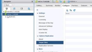 Configure vSphere Replication Connection