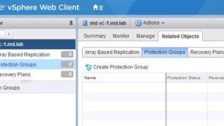 Create vSphere Replication based Protection Group in VMware SRM