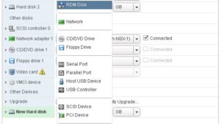 vmware rdm Physical disk