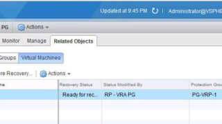 Customize IP address of individual SRM protected VM