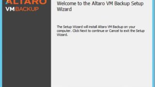 Altaro VM backup for VMware
