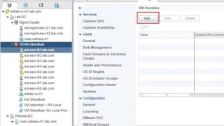 C:\Posts-VMwareArena\VSAN strected\6 Using VM overrides to disable HA for a VM