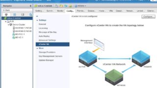 Configuring vCenter HA