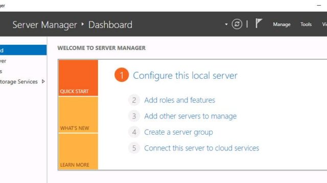 Install Hyper-V role in Windows Server 2016