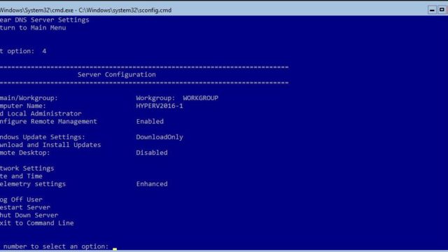 Join the Hyper-V Server into Active Directory Domain