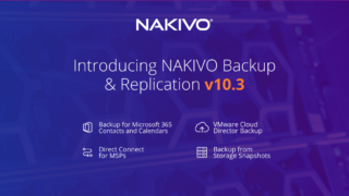 Nakivo Backup & Replication v10.5 - Keep your data safe and environment healthy